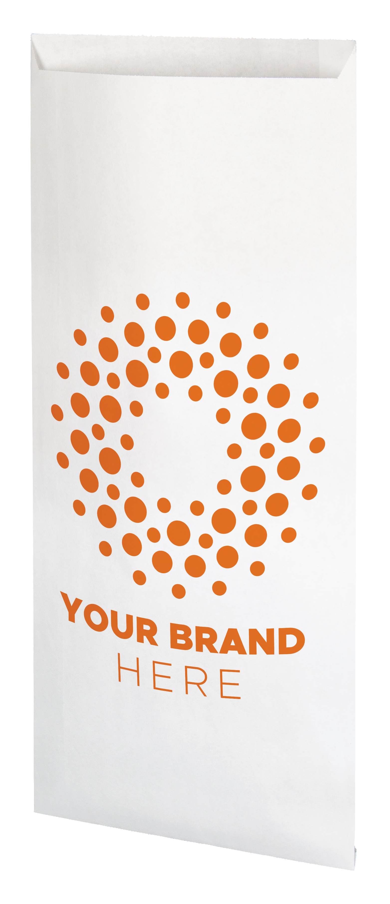 One Color 1-Sided Merchant Paper Bag (7.5" x 16")