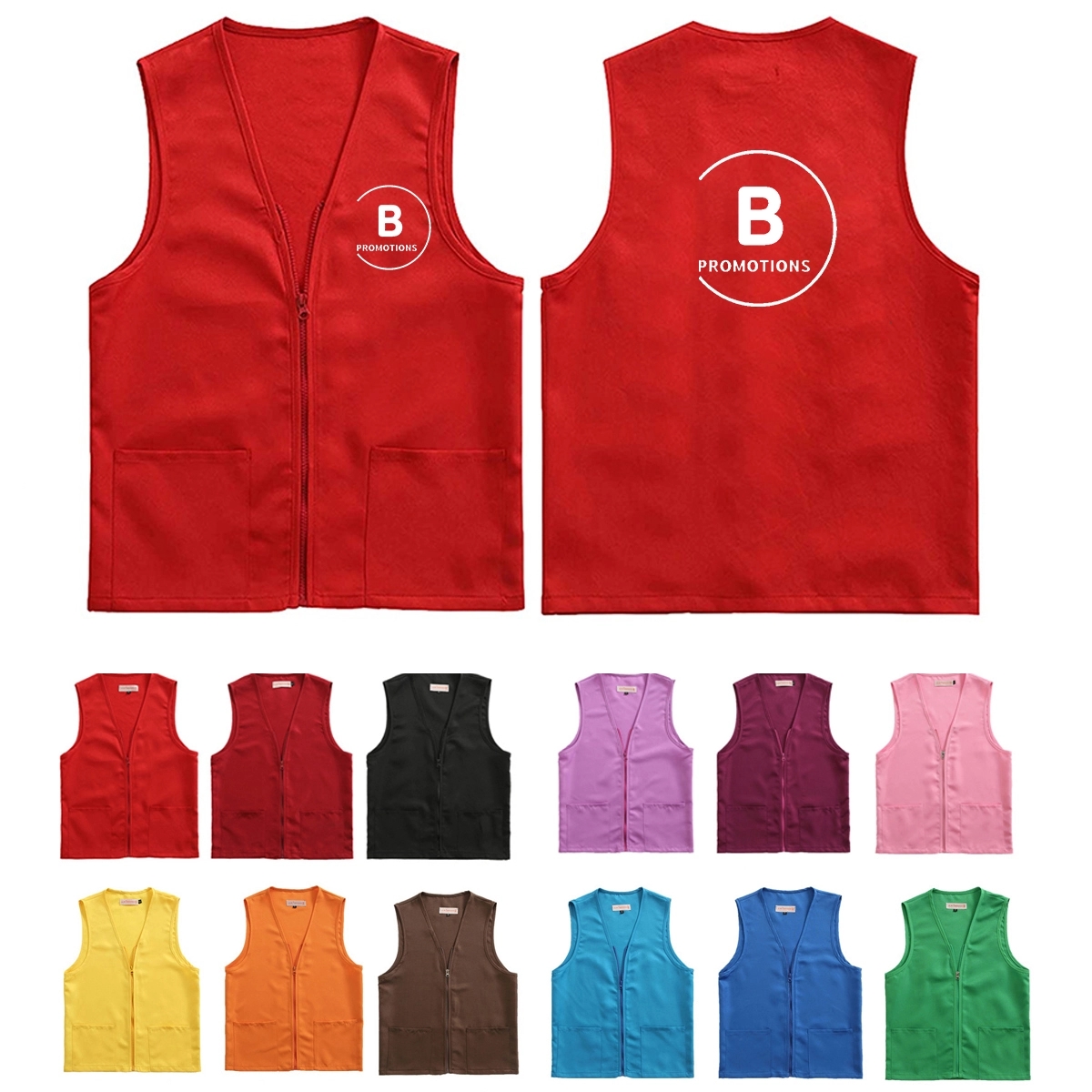 Adult Volunteer Activity Waistcoat - Cotton 1