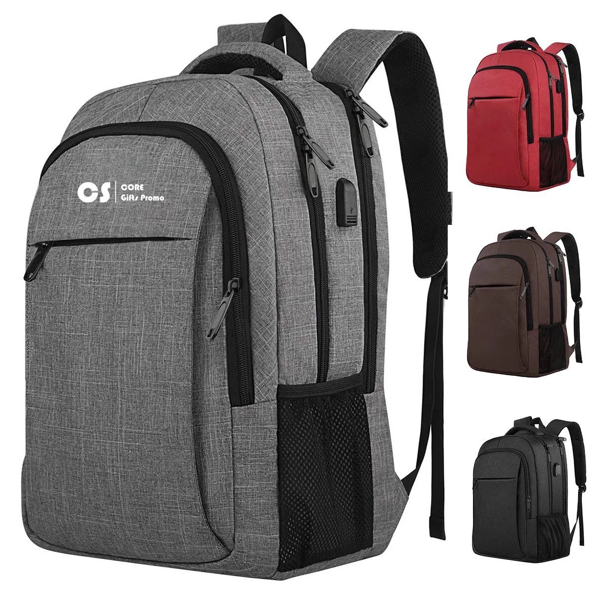 Durable Travel Laptop Backpack with USB Charging Port 3