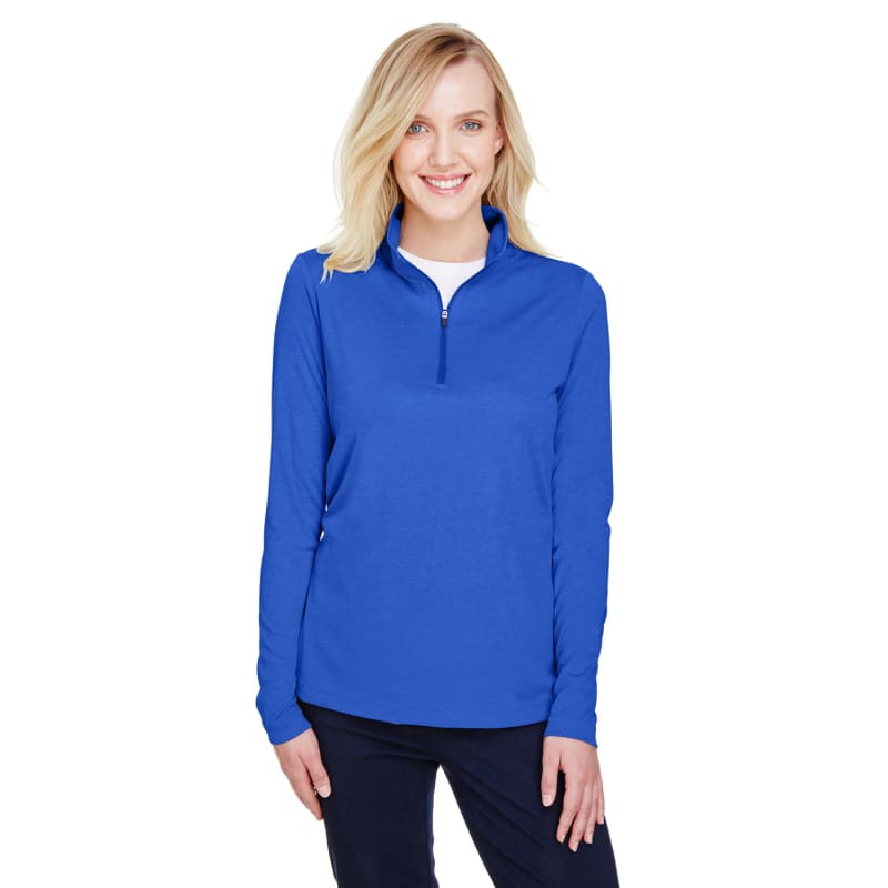 Team 365 Ladies' Zone Sonic Heather Performance Quarter-Zip 6