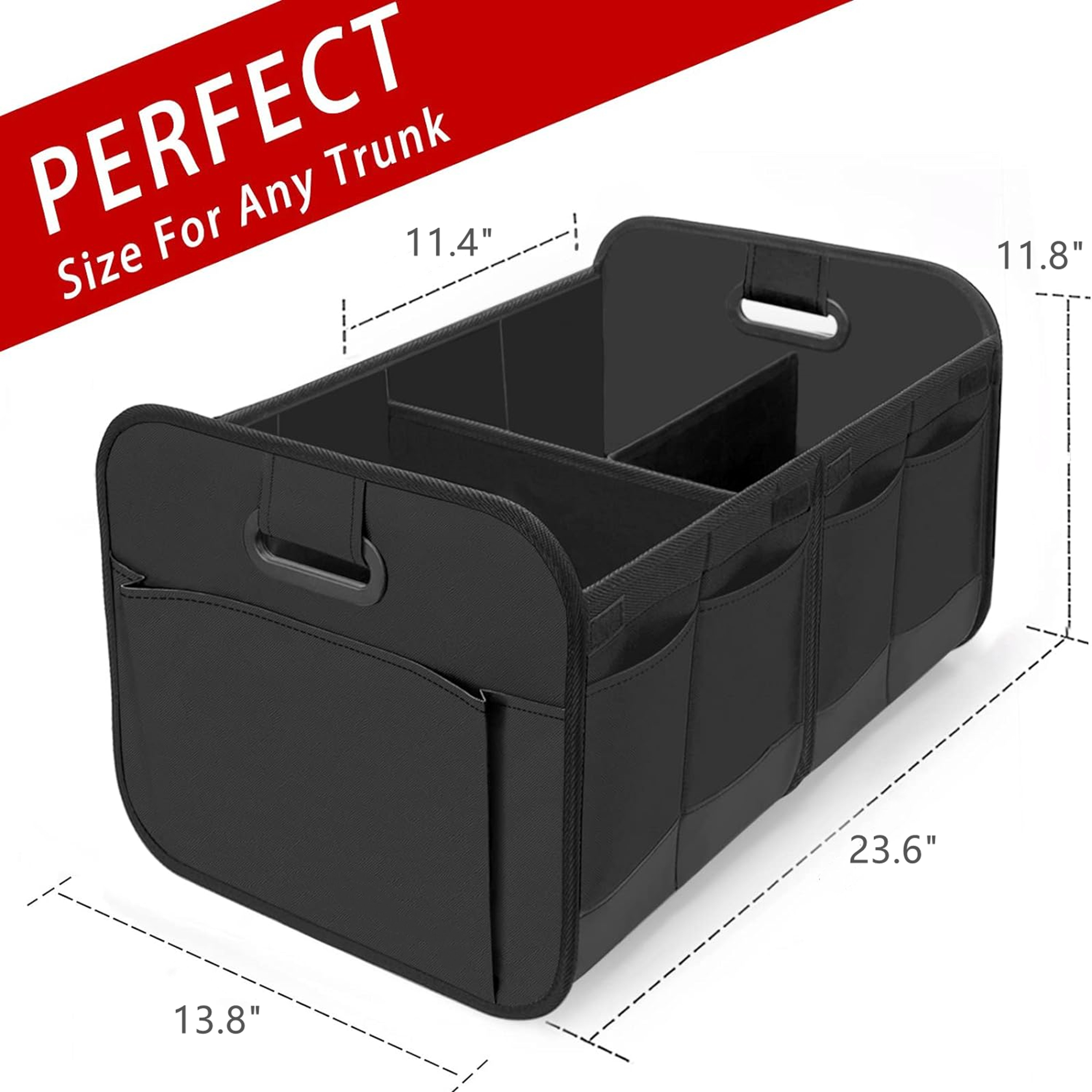 Foldable Multi-Compartment Car Organizers 5