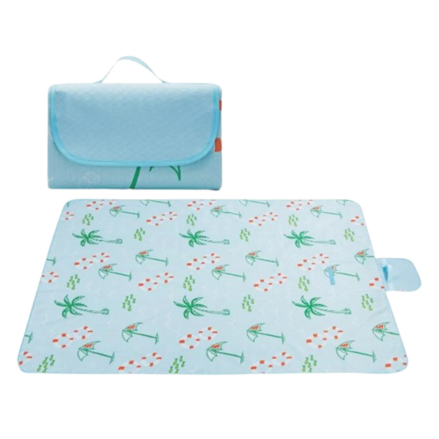 57 X 78.7 Inch Waterproof Outdoor Picnic Blanket Mats 4