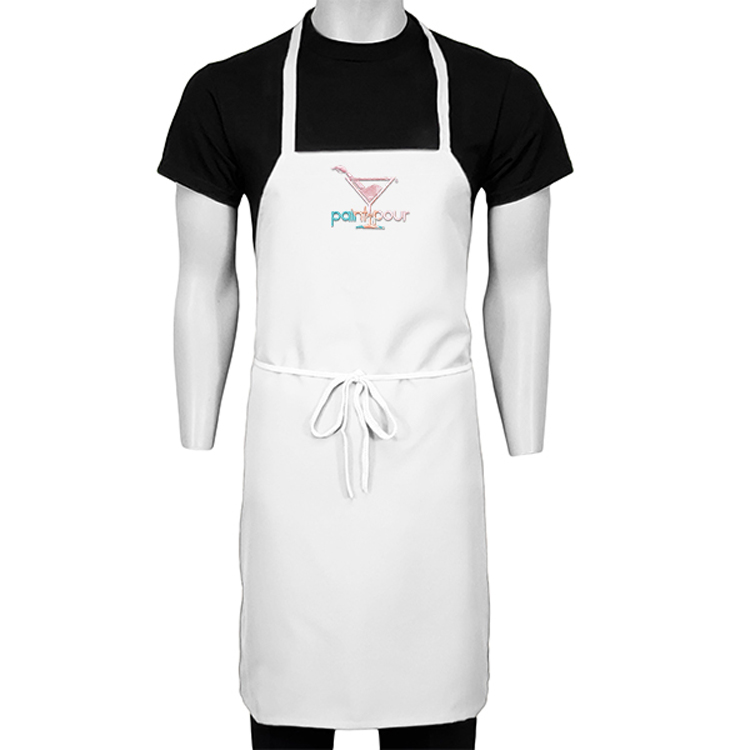 27 in. x 31 in. Classic Bib Apron (Embroidery Logo/Text) 1
