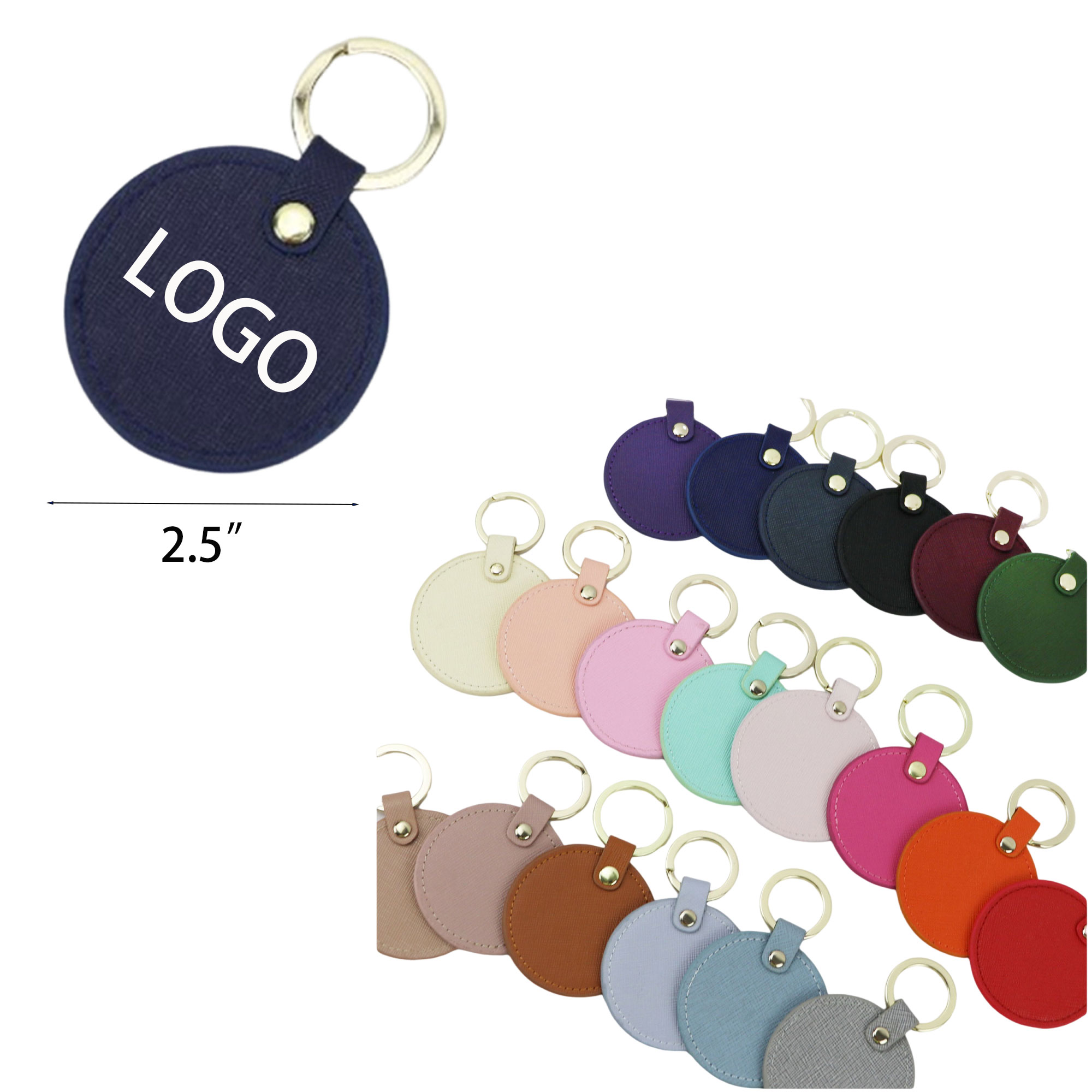 PU Leather Keyring 2