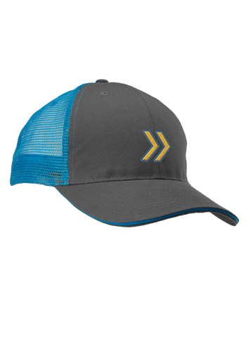 Seneca Two Tone Structured Mesh Trucker Hats 7