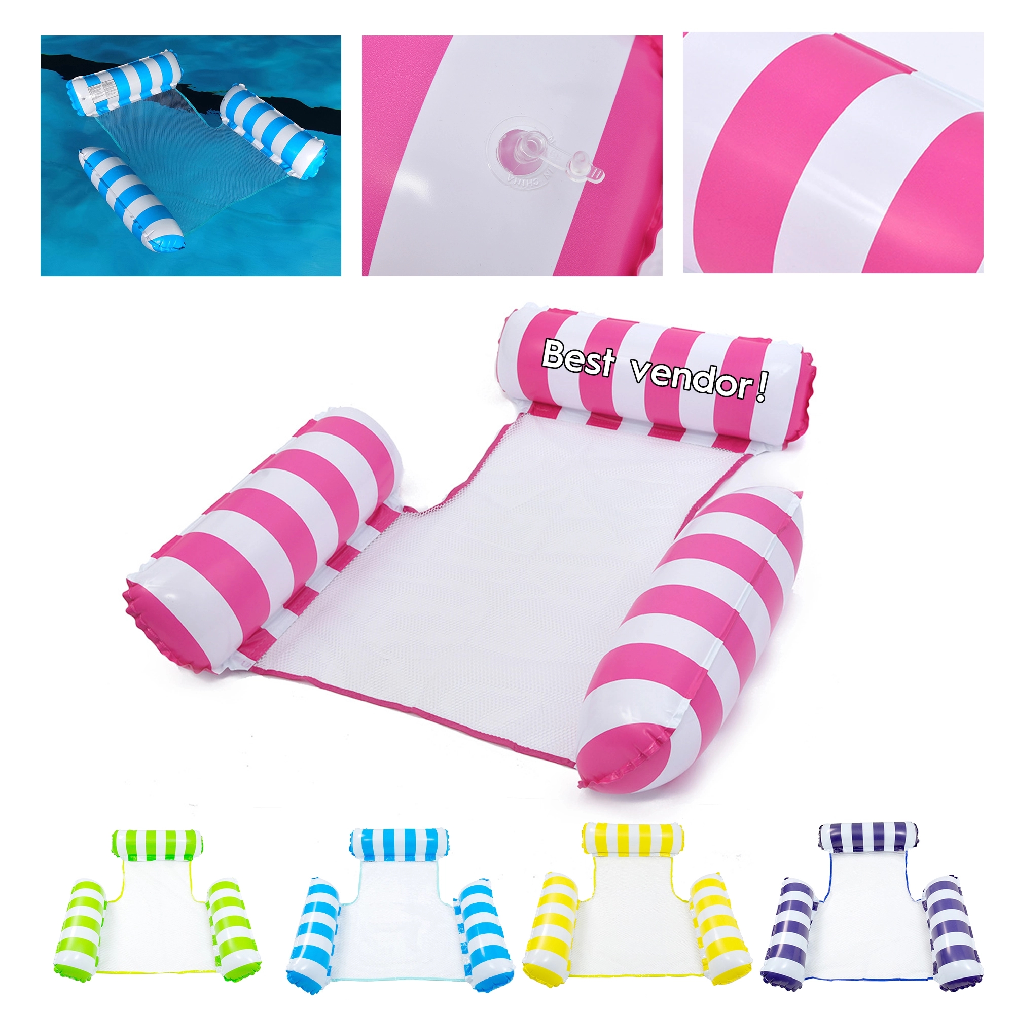 PVC Inflatable Pool Float Raft 4