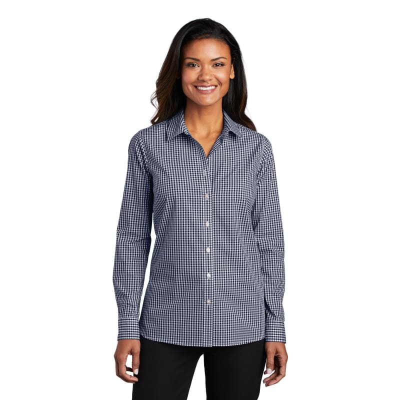Port Authority Ladies Broadcloth Gingham Easy Care Shirt 16