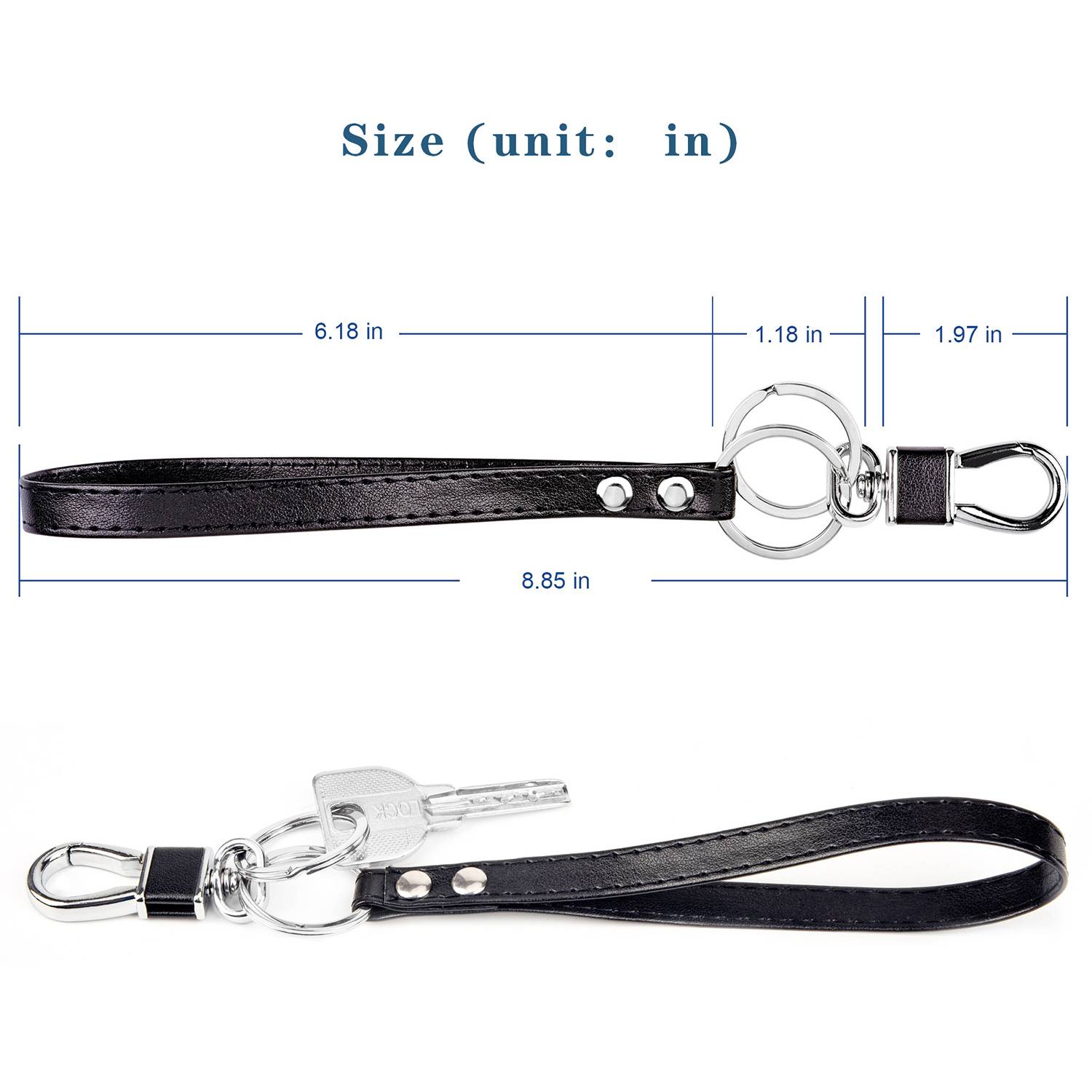 Leather Keychain 4