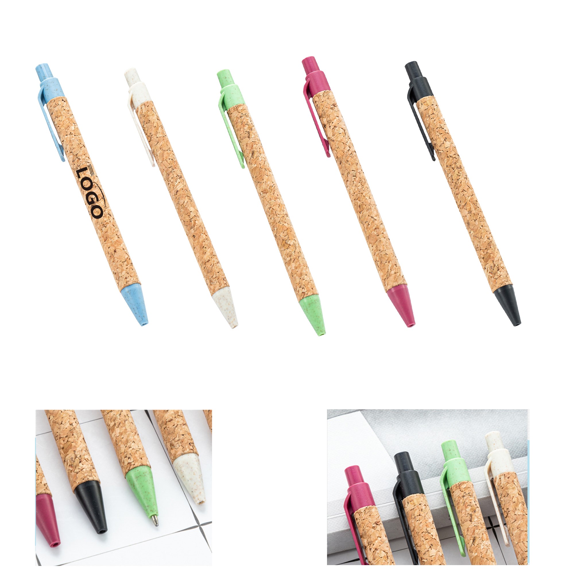 Metal Busines Penballpoint Pen Customized With Colorful Logo 2
