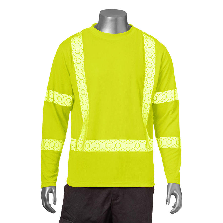 VISIPRO Long Sleeve Reflective Safety T-Shirt with Pocket - 2