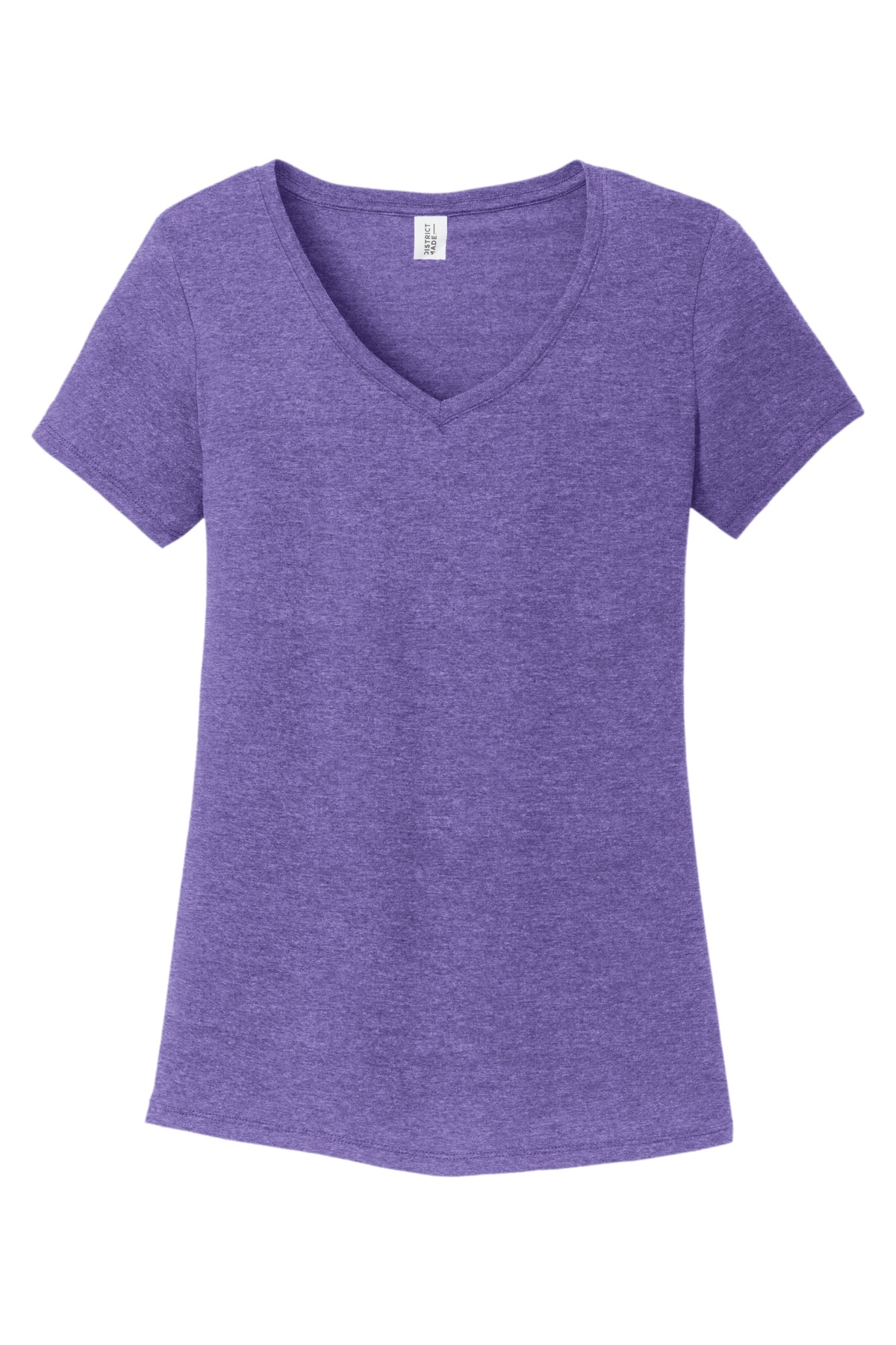 District Women's Perfect Tri V-Neck Tee. DM1350L 145