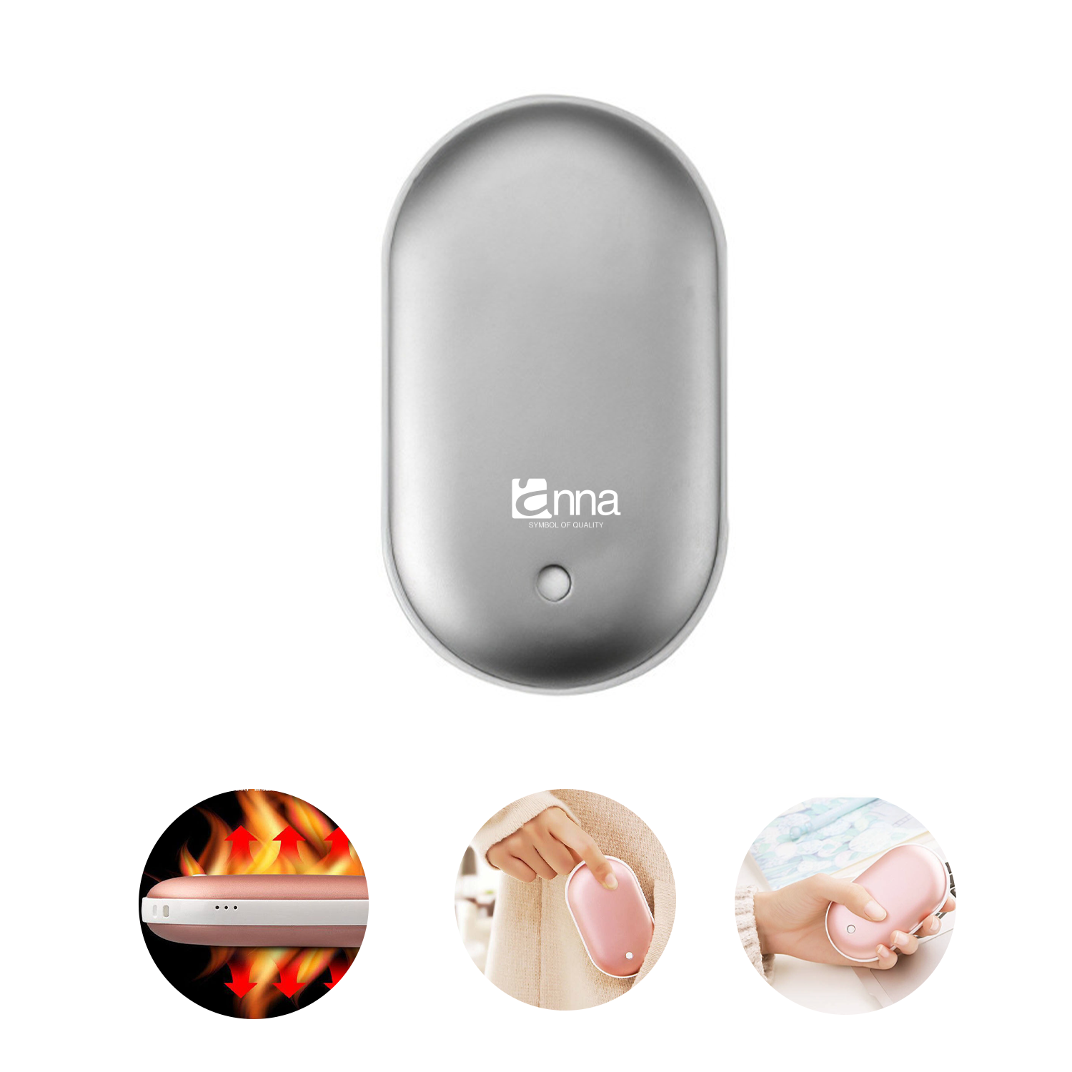 Portable Hand Warmer Power Bank 2