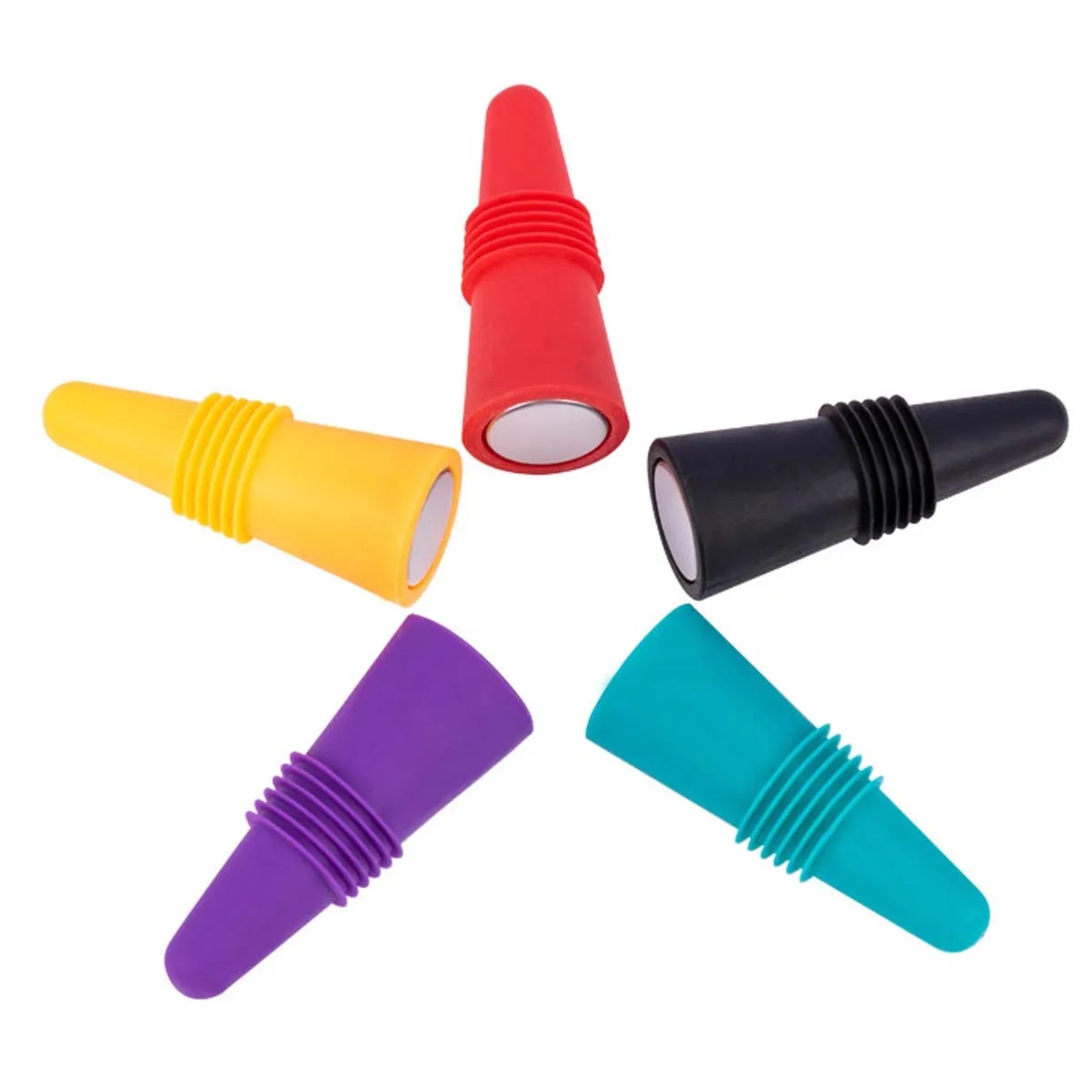 Silicone Reusable Wine & Beverage Stopper 3