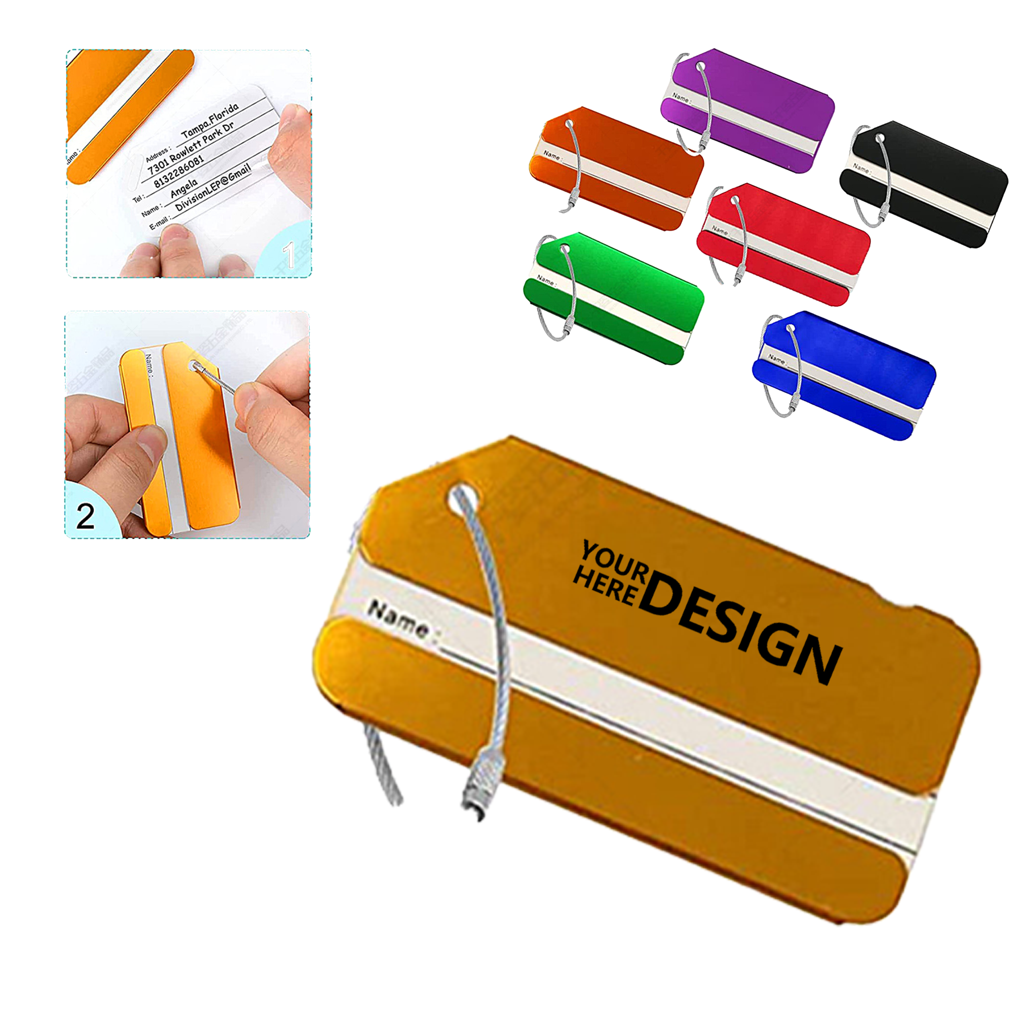 Aluminum Alloy Edge-Cut Signage 2