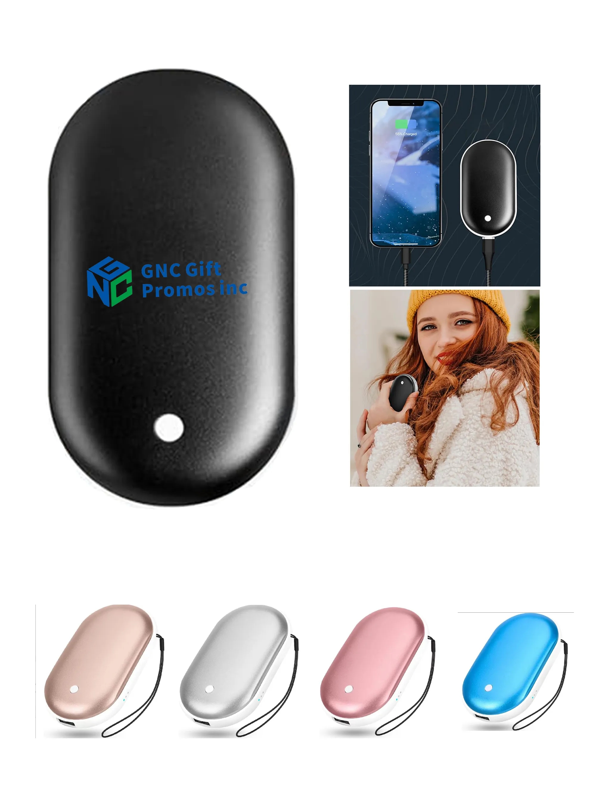 Rechargeable Hand Warmer & Power Bank 1