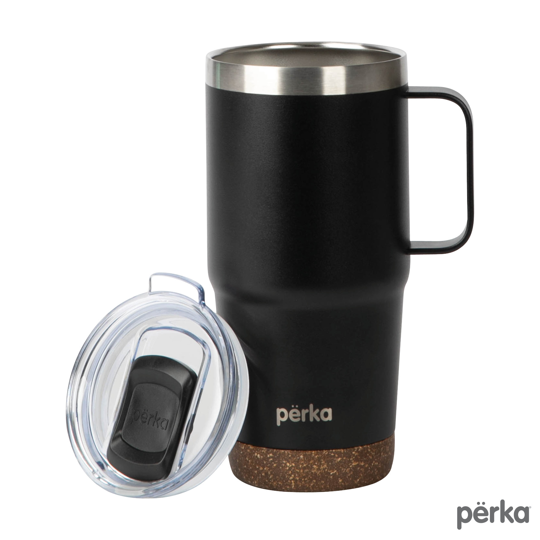 Perka® Bartlett 24 oz. Double Wall, Stainless Steel Stacking Mug 25