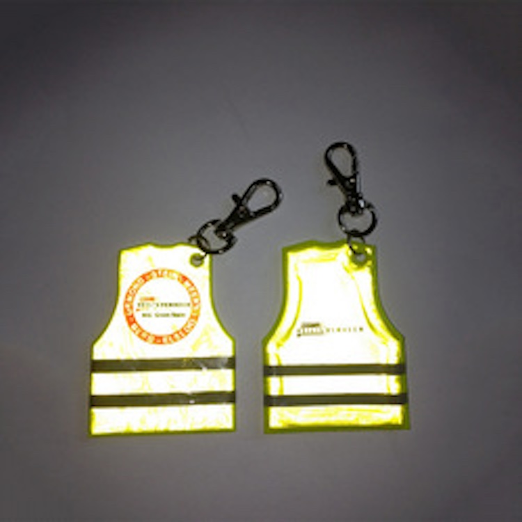 Reflective Safety Vest Keychain 2
