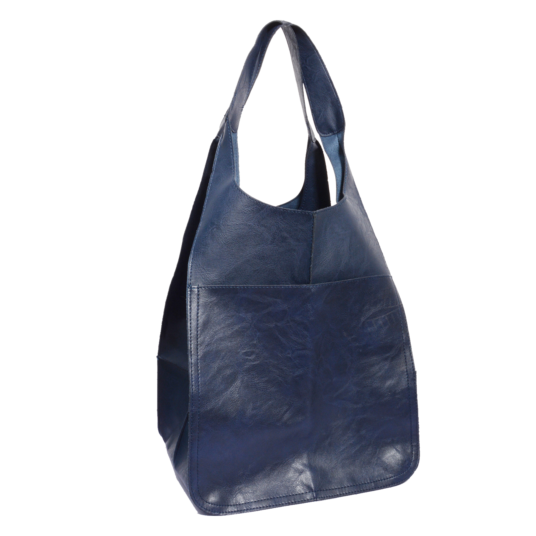 Large PU Leather Satchel Tote Shoulder Bags 9