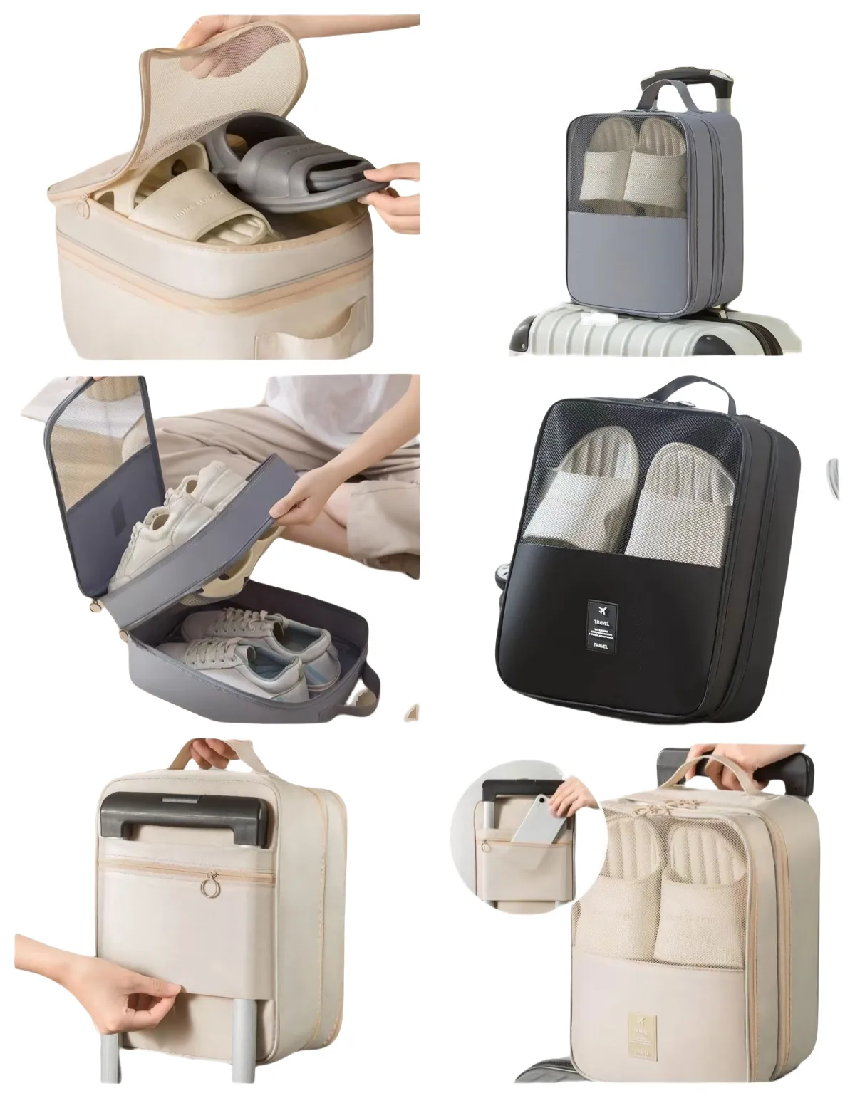 Travel shoe storage bag 1