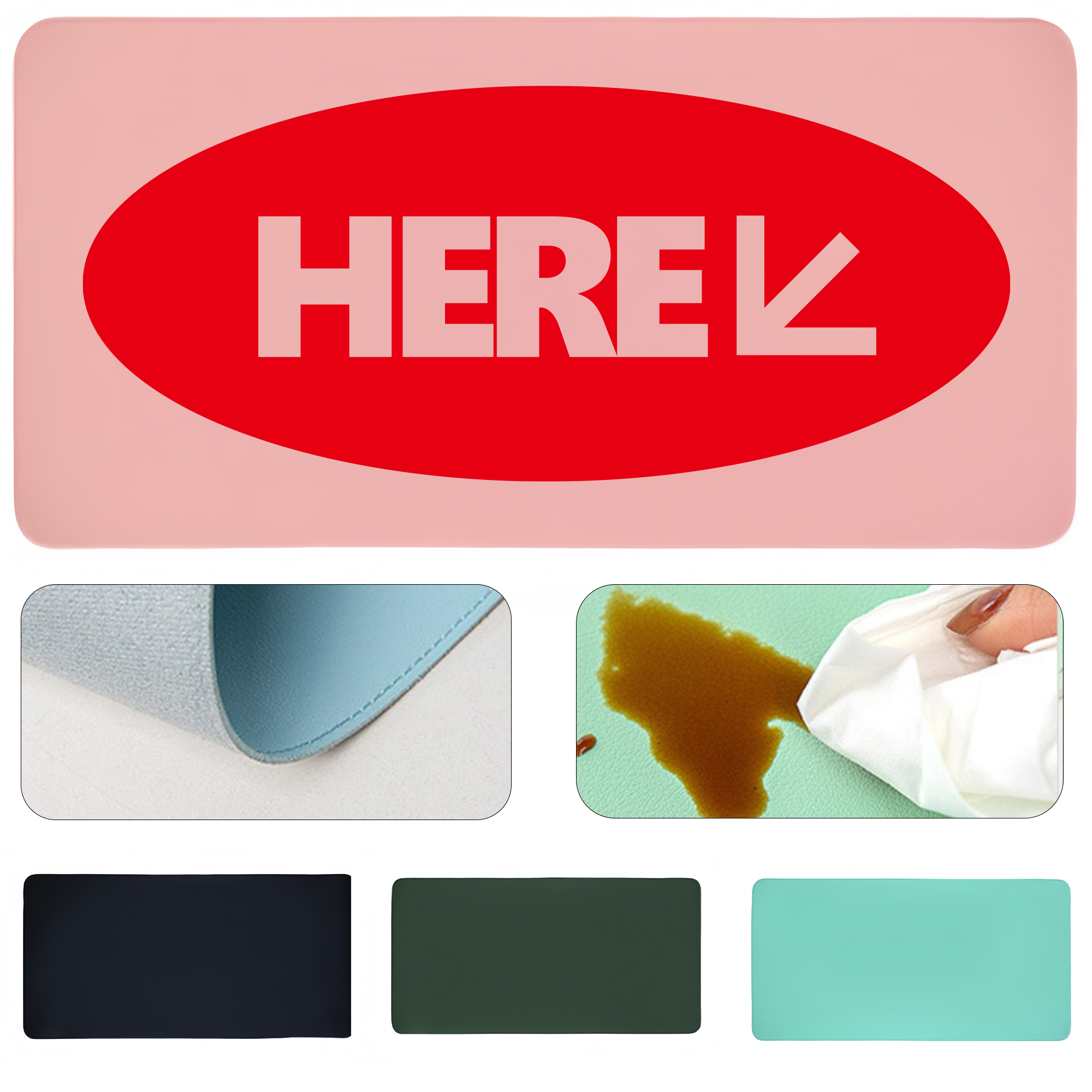 Leather Desk Mouse Pad 2