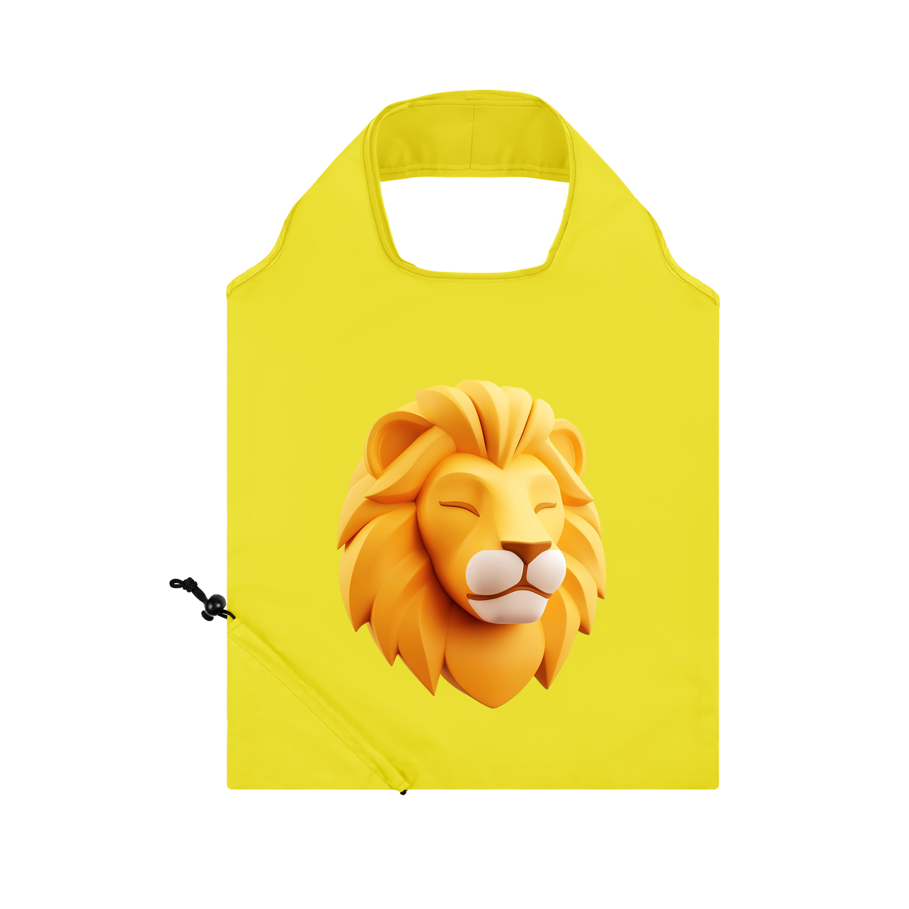 Foldaway Shopping Drawstring Pouch Tote Bag 11