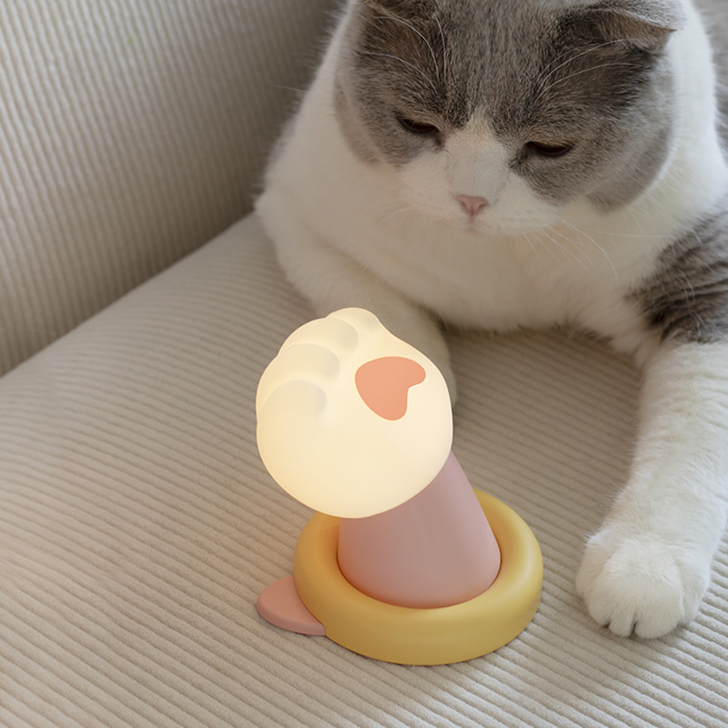 Cute Cat's paw Rechargeable LED Night Light 3