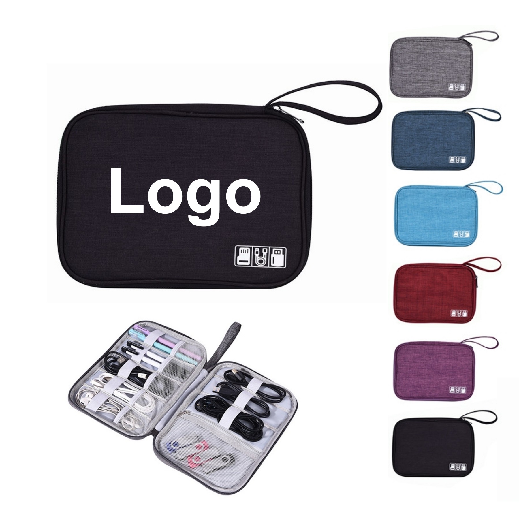 Multifunctional Electronics Accessories Storage Bag
