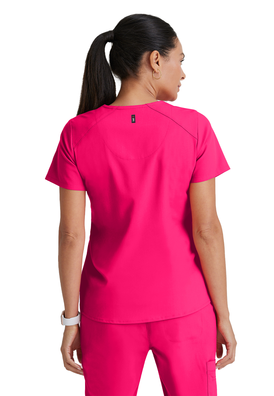 Grey's Anatomy Spandex Stretch - Women's Four-Pocket V-Neck Emma Scrub Top 25