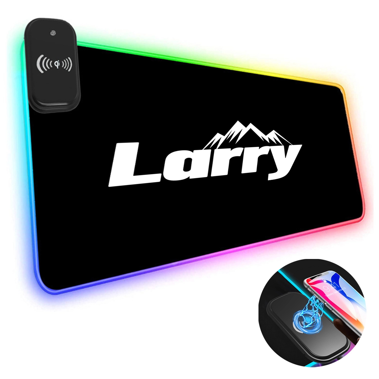 Rgb Wireless Charging Mouse Pad 2