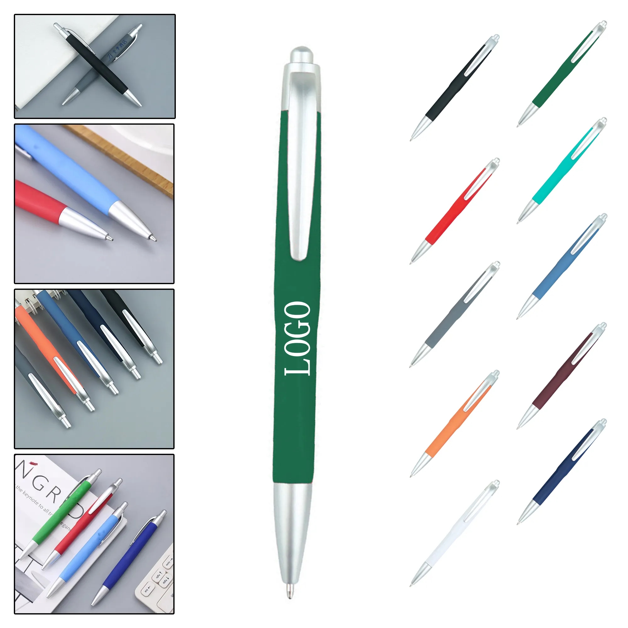 Matte Grip Ballpoint Pen for Extended Use 12