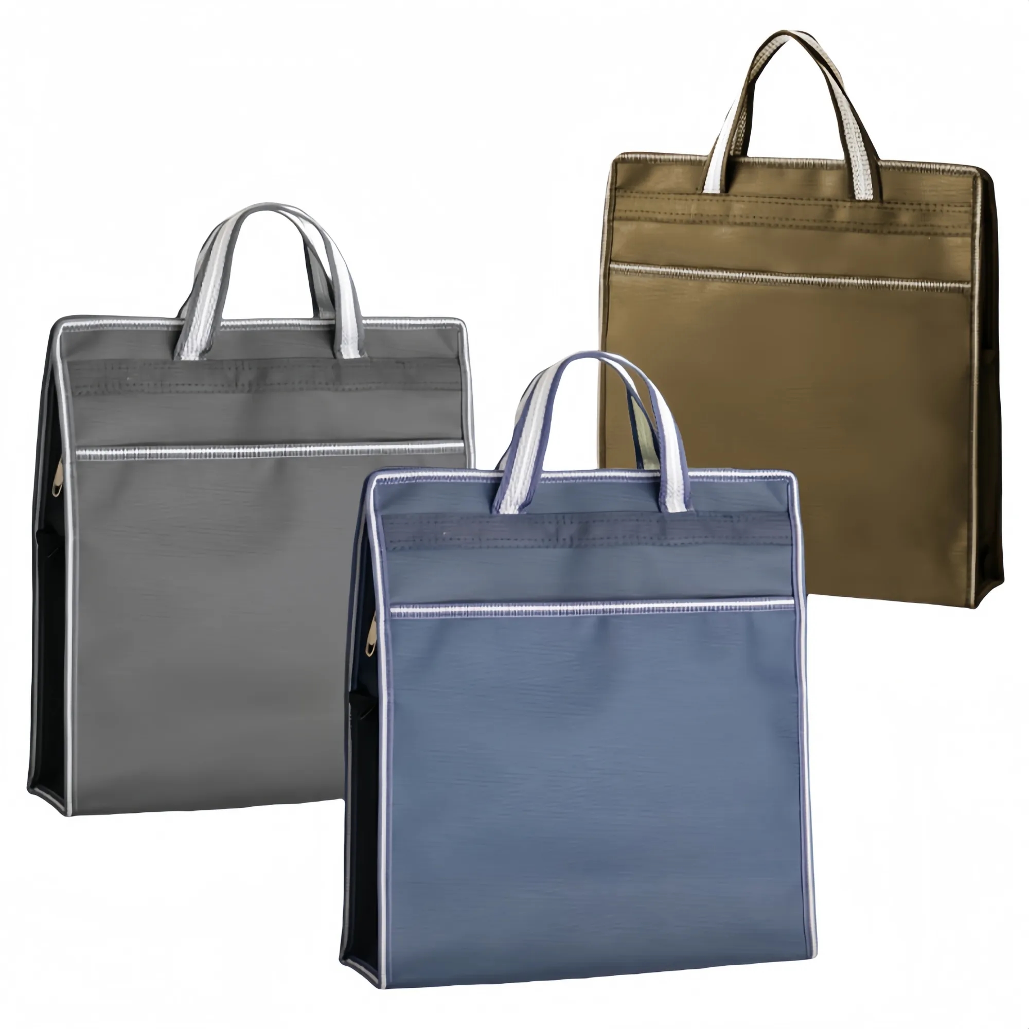 Zippered File Organizer Laptop Office Briefcase 5