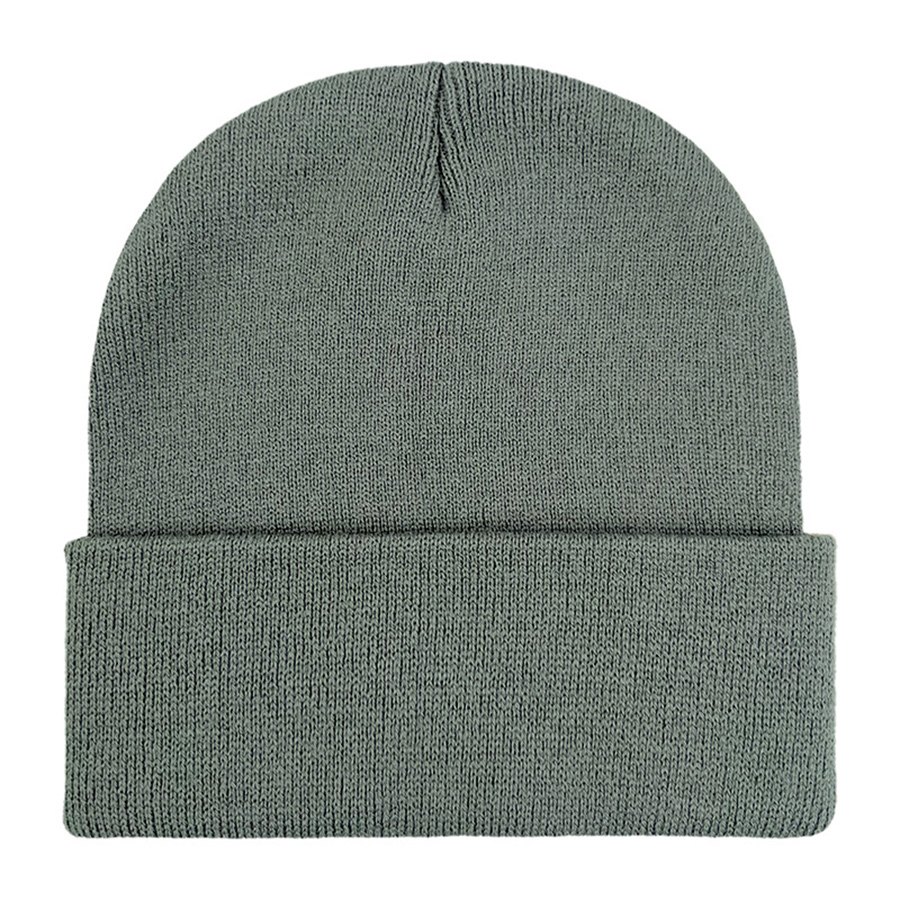 Classic Ribbed Cuffed Beanie with Custom Logo - 100% Acrylic 5