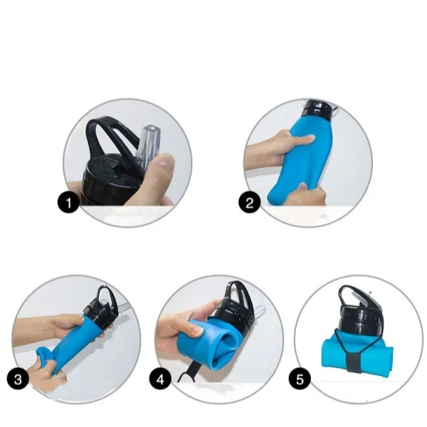 Silicone Collapsible Water Bottle 4
