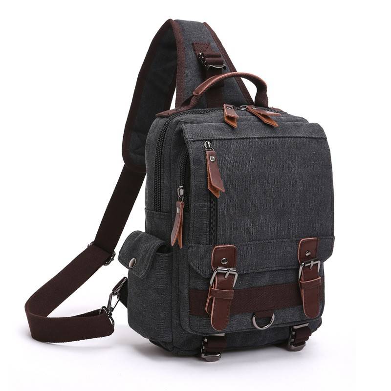 Canvas Cross-body Bag Anti-Theft For Women Men 9