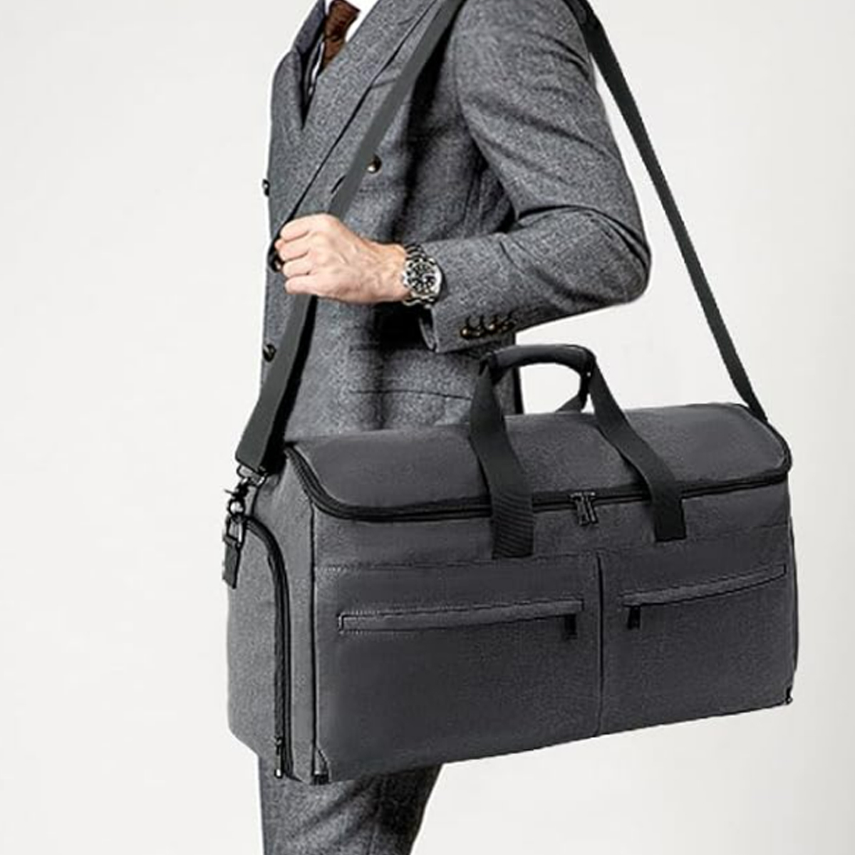 55L Travel & Gym Duffel Bag with Multiple Compartments 7