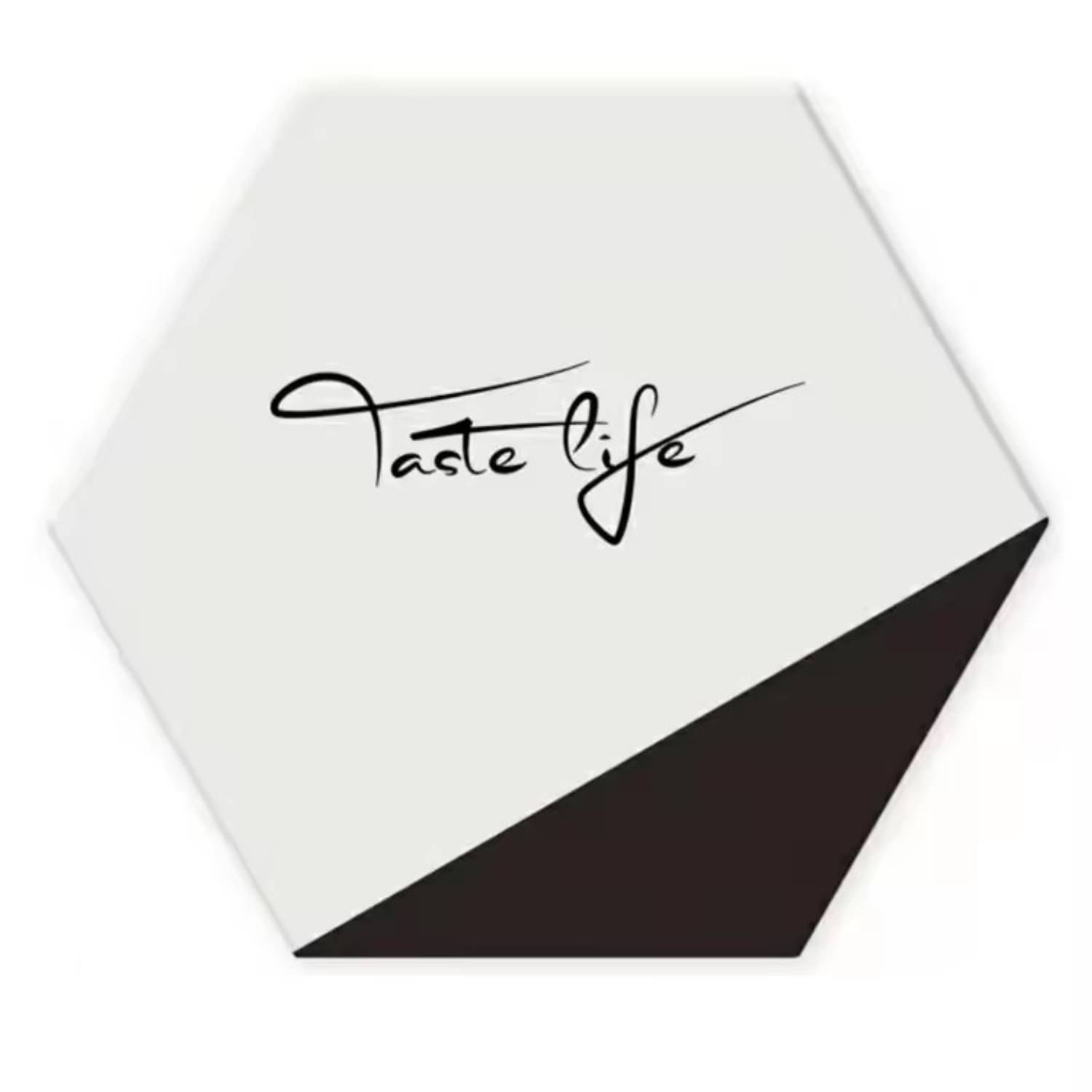 Hexagon Ceramic Coaster with Cork Base 4