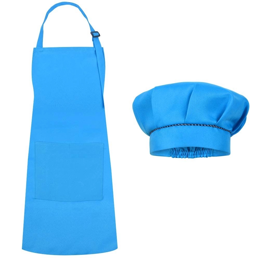 Kids Aprons Chef Hats Set 1