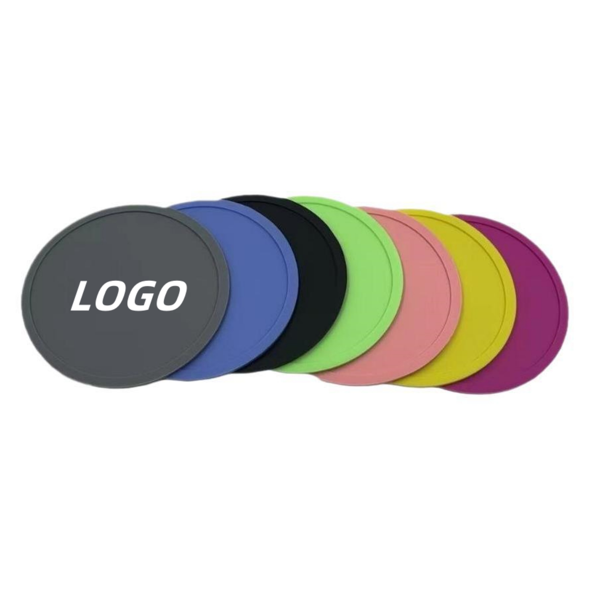 Custom Round Silicone Coaster 2