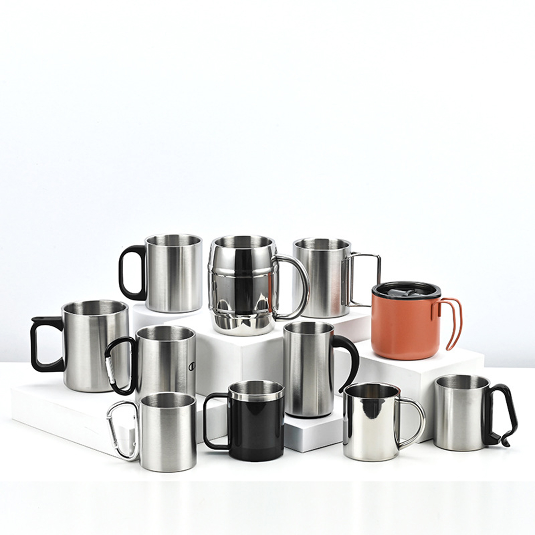 Camping Stainless Steel Water Tea Coffee Mug 3