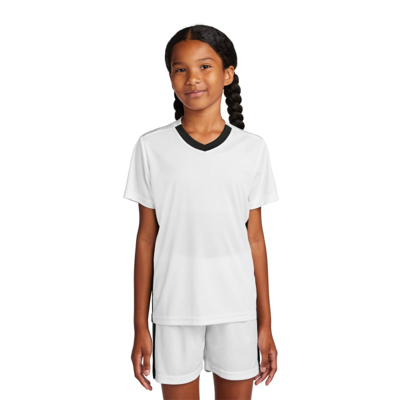 Sport-Tek Youth Competitor United V-Neck 69