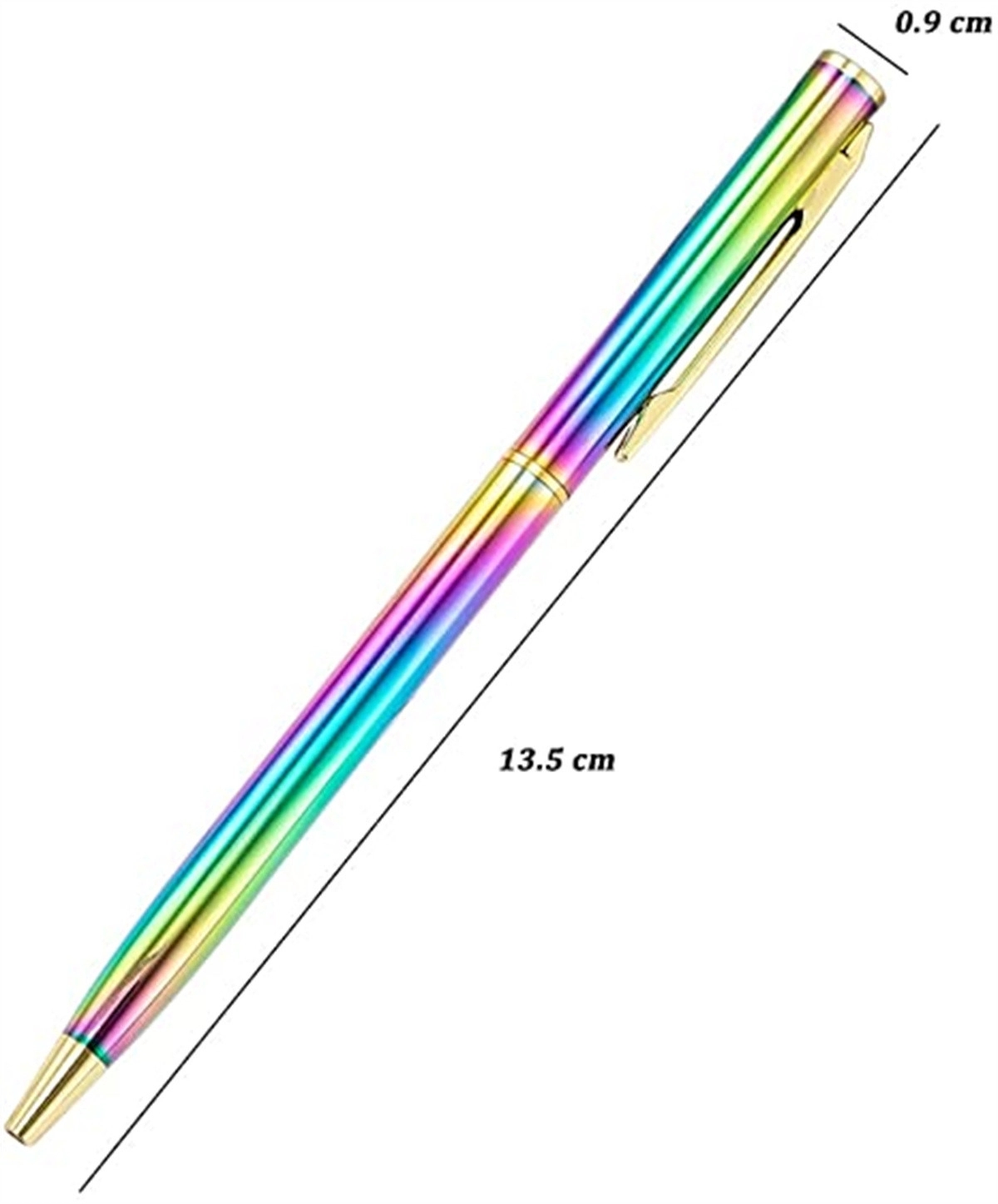 Rainbow Metal Retractable Ballpoint Pen 2