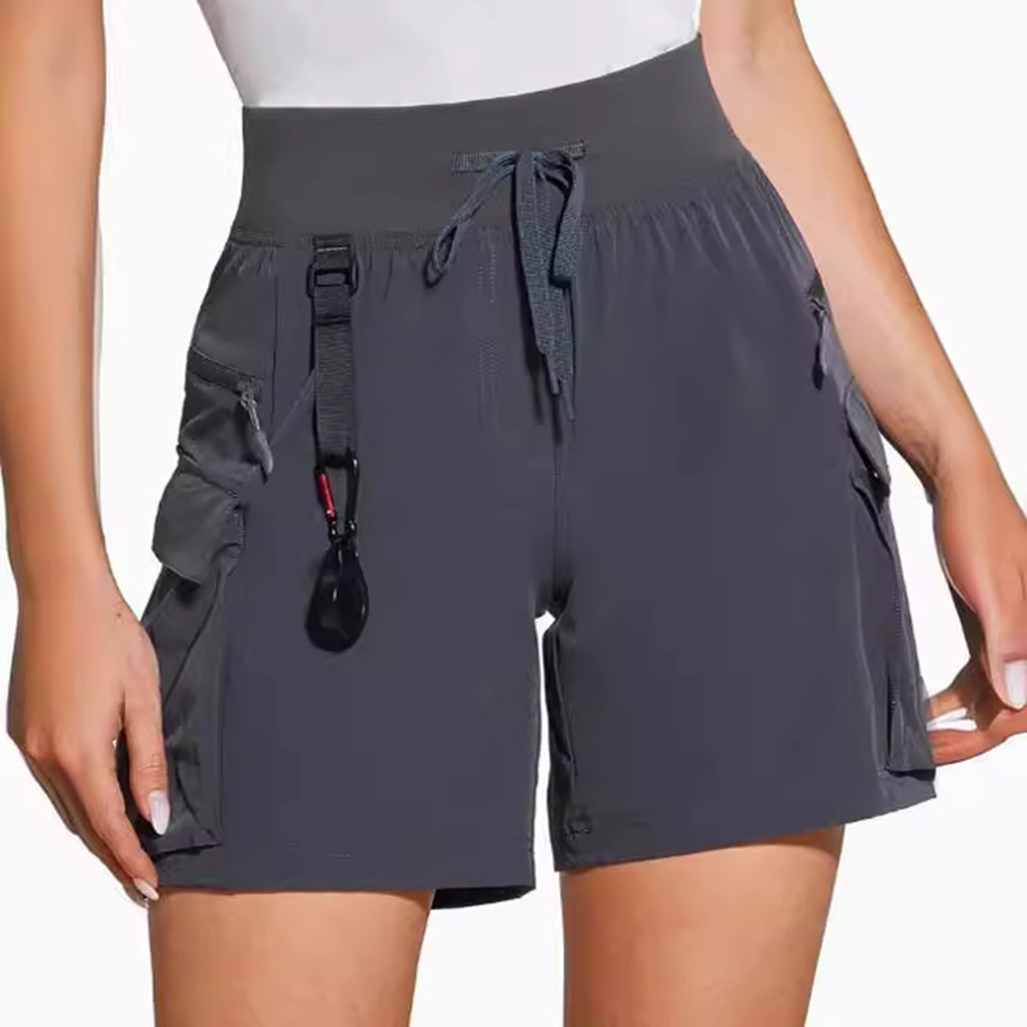 Breathable Womens Quick-Dry Cargo Shorts 4