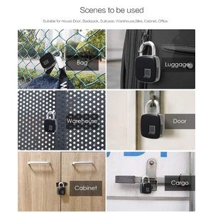 Smart Fingerprint Padlock Keyless Door Lock 4