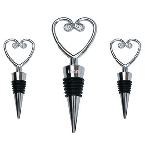Stylish Heart Shaped Wine Cork Stopper 4