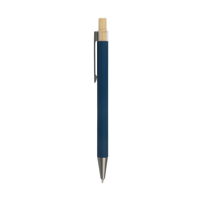 Arundi Recycled Aluminum Pen With Bamboo Plunger 25