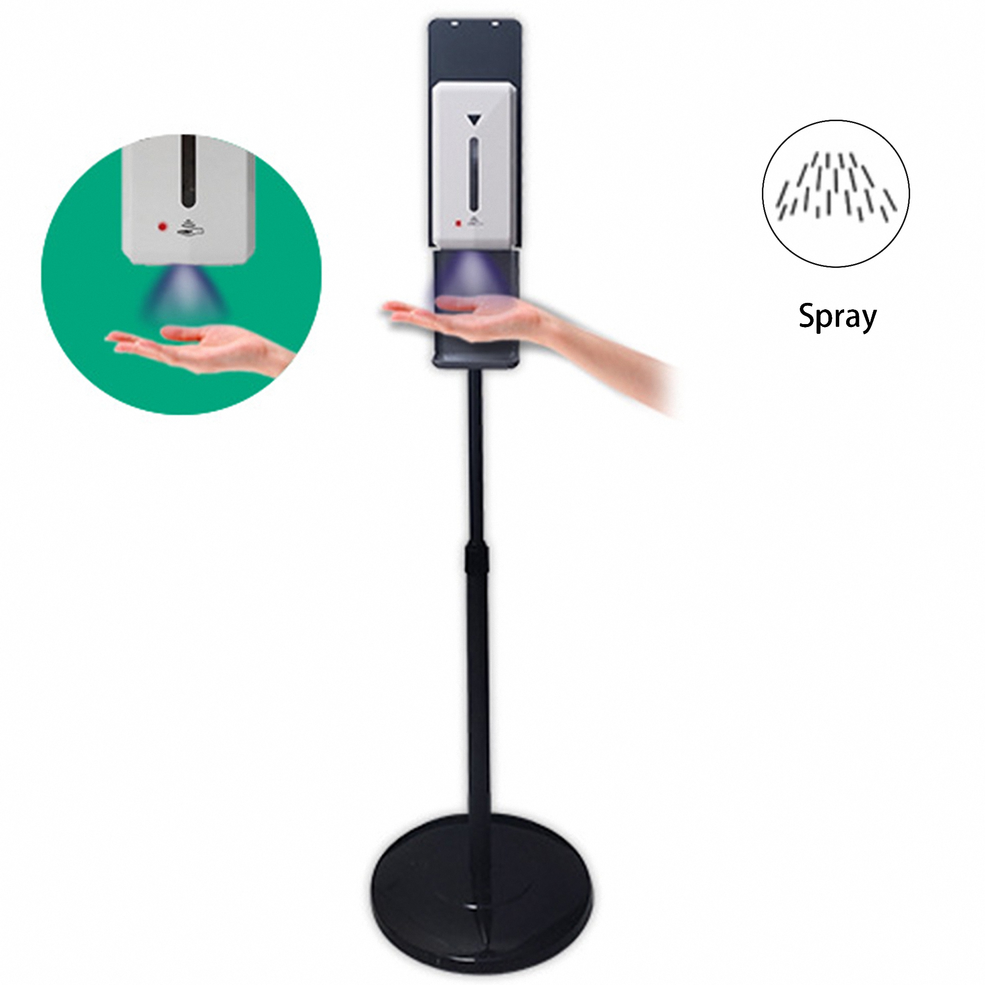Touchless Hand Sanitizer Dispenser with Floor Stand 5