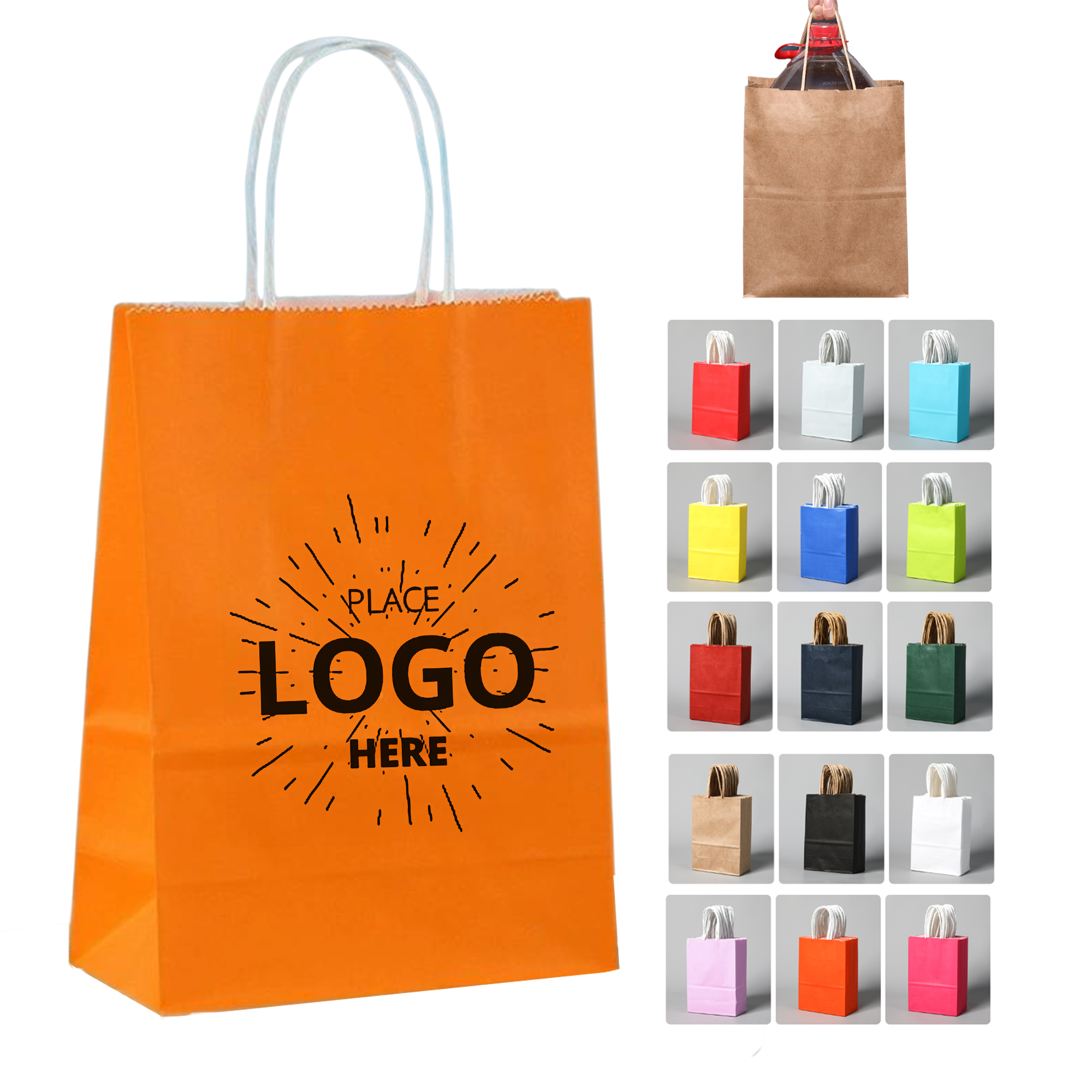Kraft Shopping Paper Bag 3