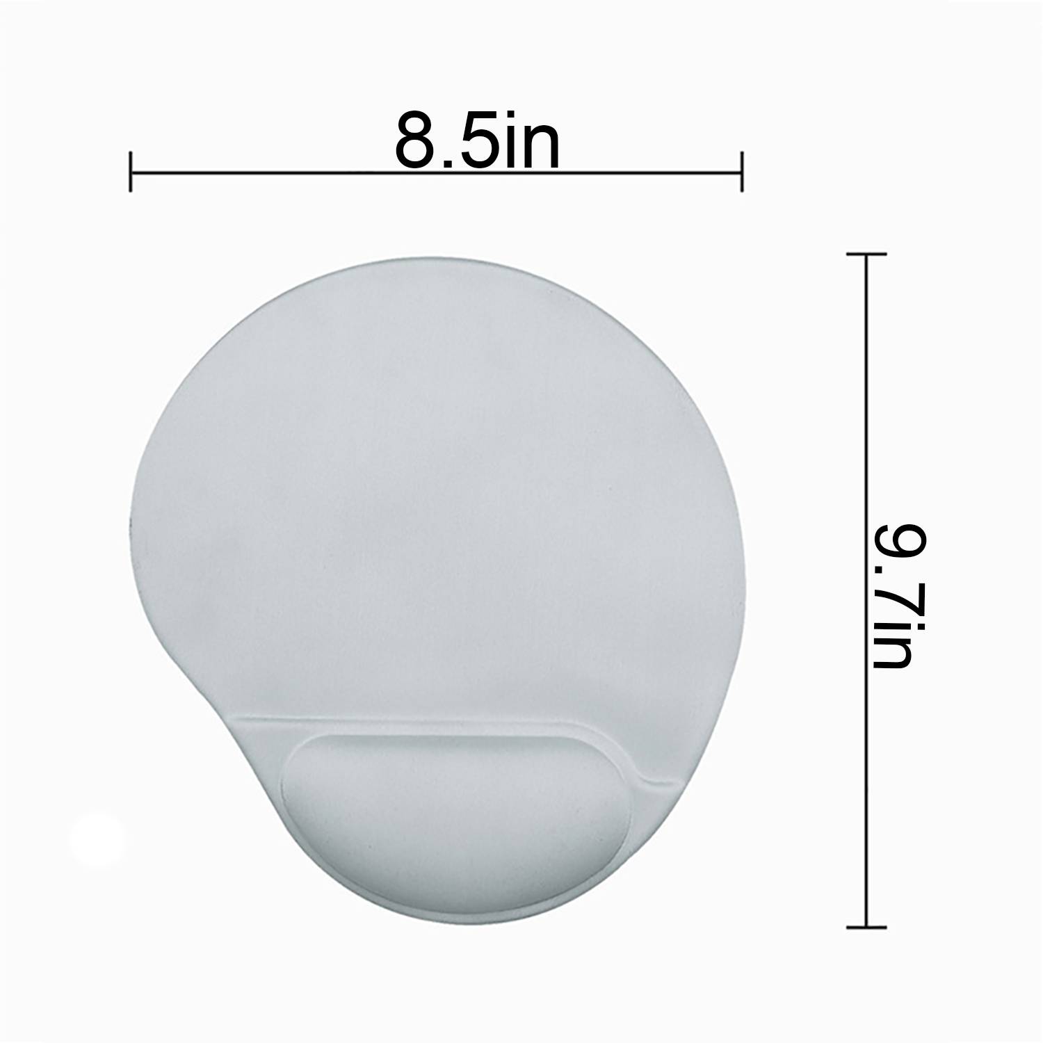 Office Silicone Wrist Rest Mouse Pad 7