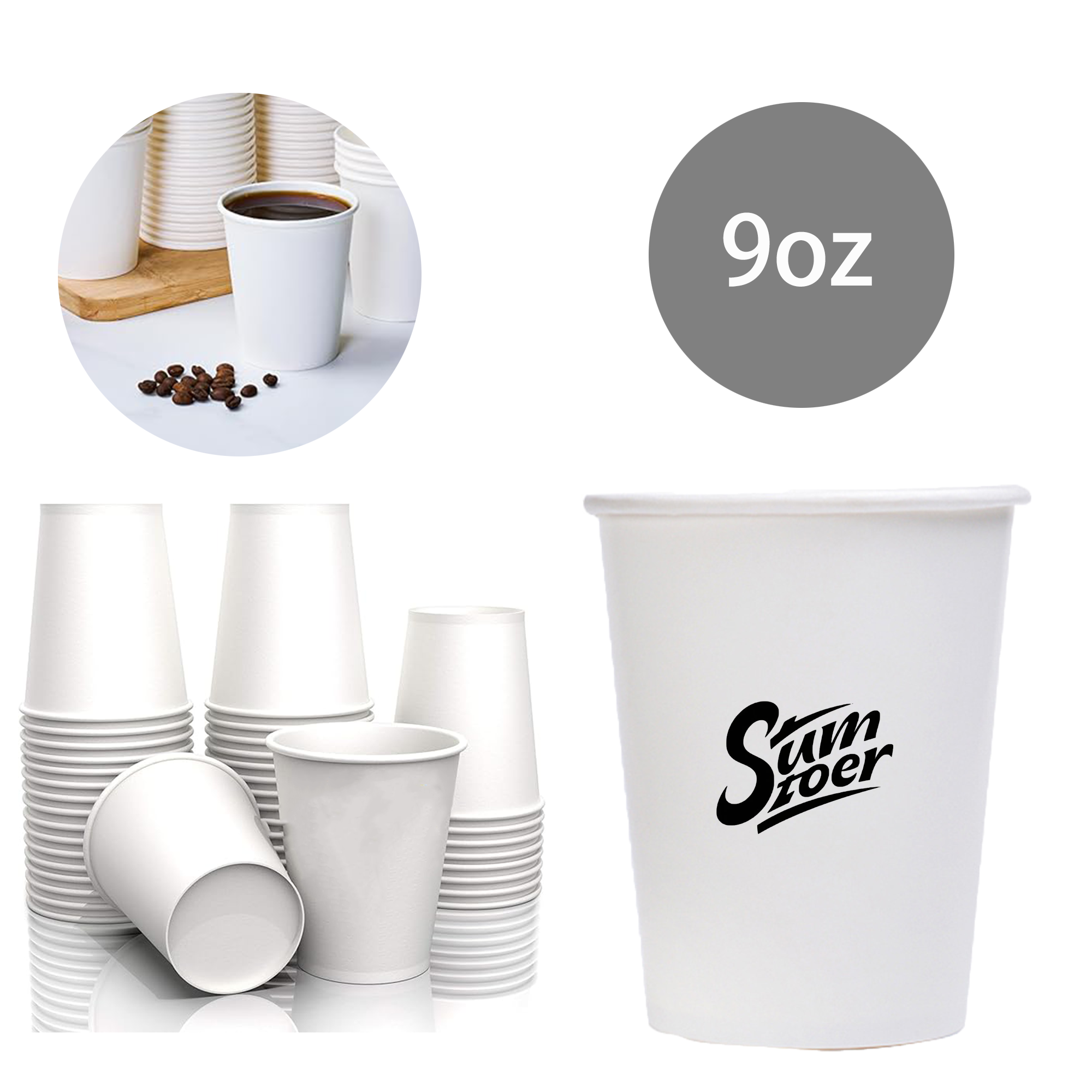 9oz Paper Cup MOQ 100 2