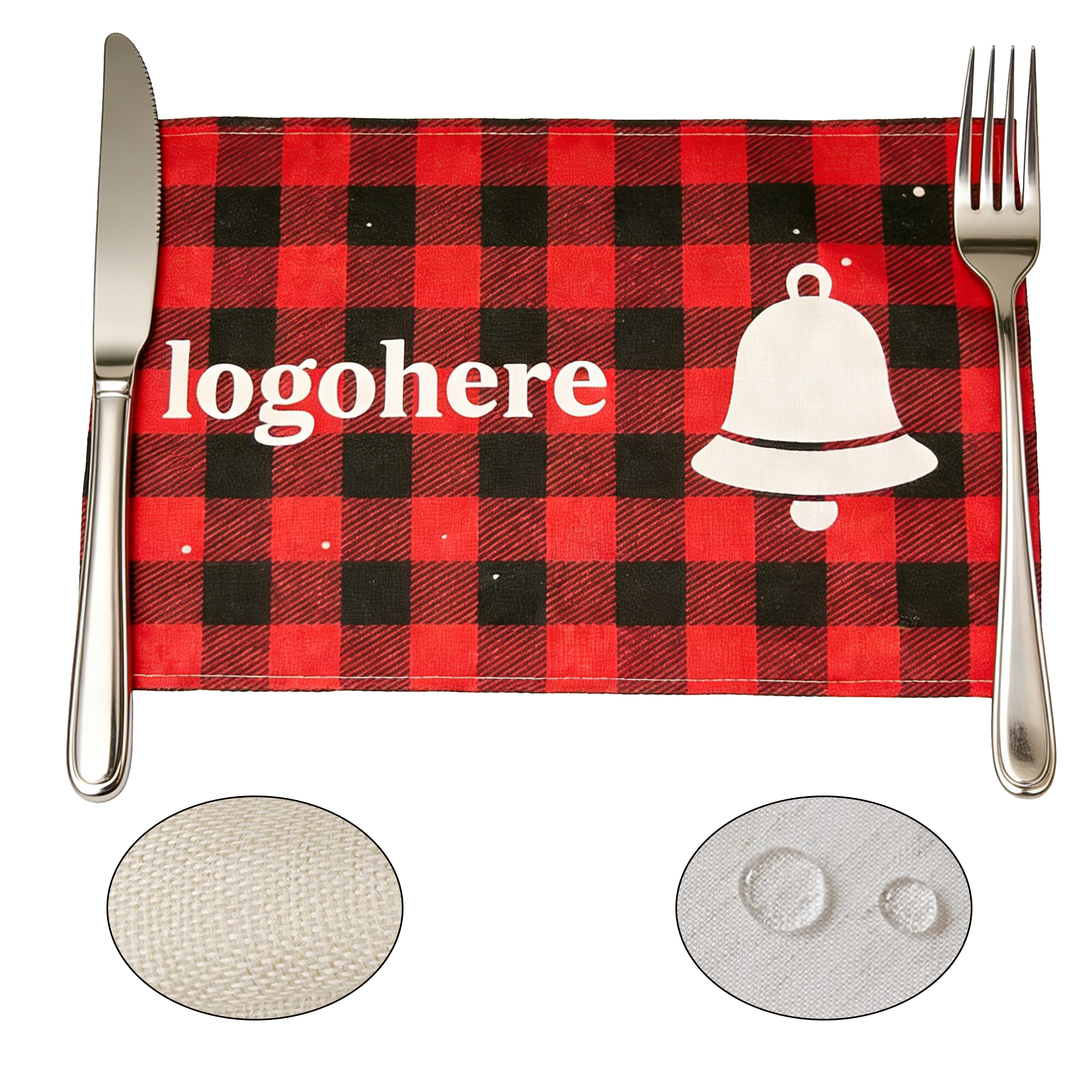 Custom Linen Table Mats 2